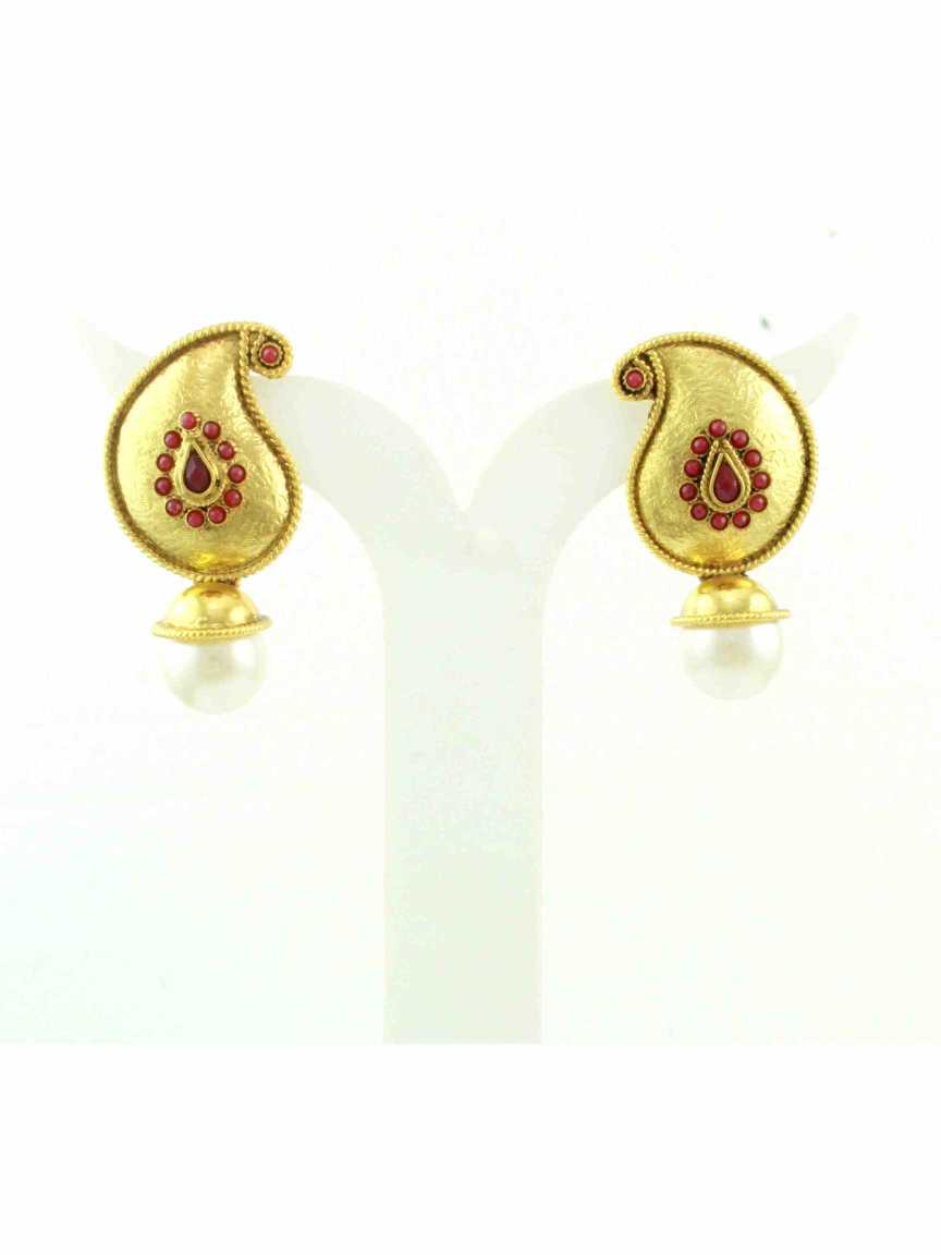 checkered_polki-earring-ERCK10484RBHG