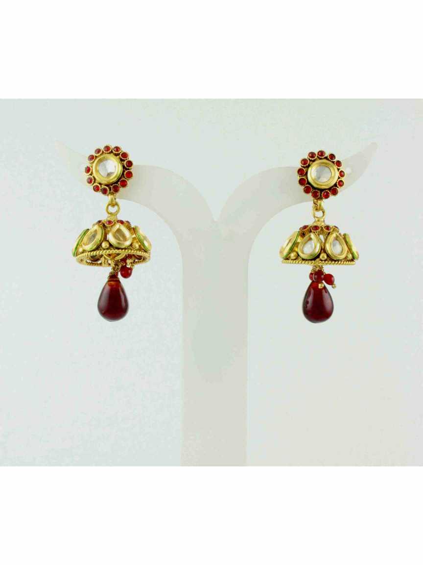 checkered_polki-earring-ERCK10487MRHG