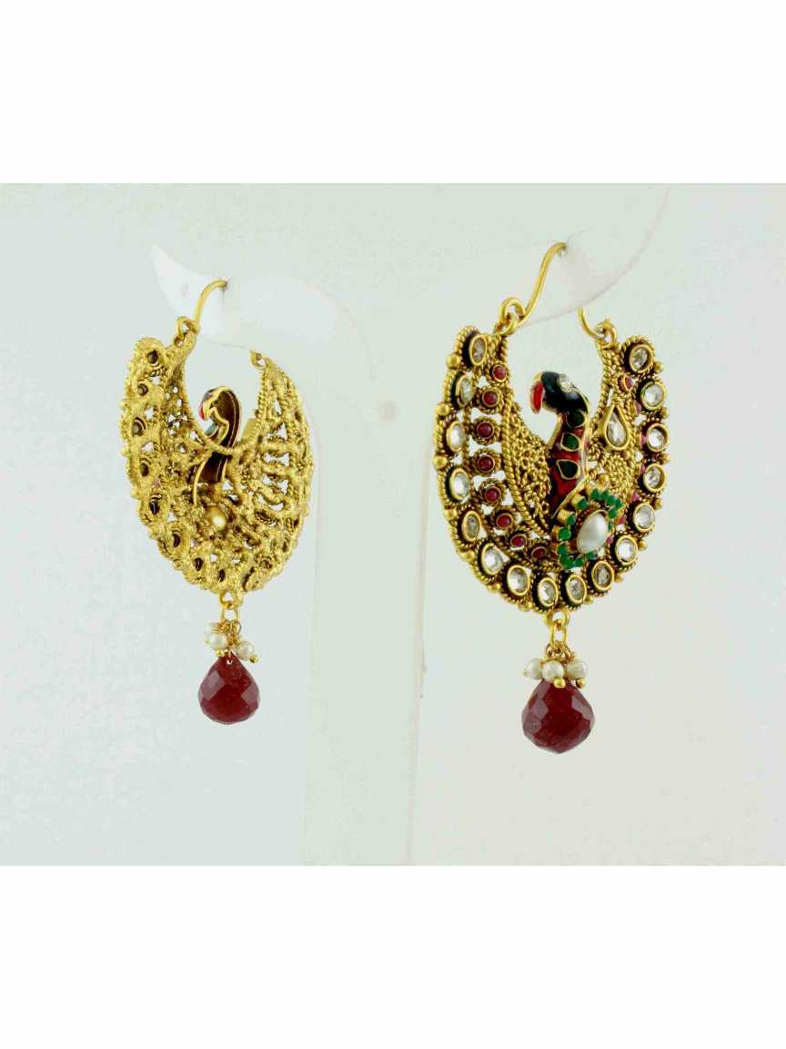 checkered_polki-earring-ERCK10490REHG