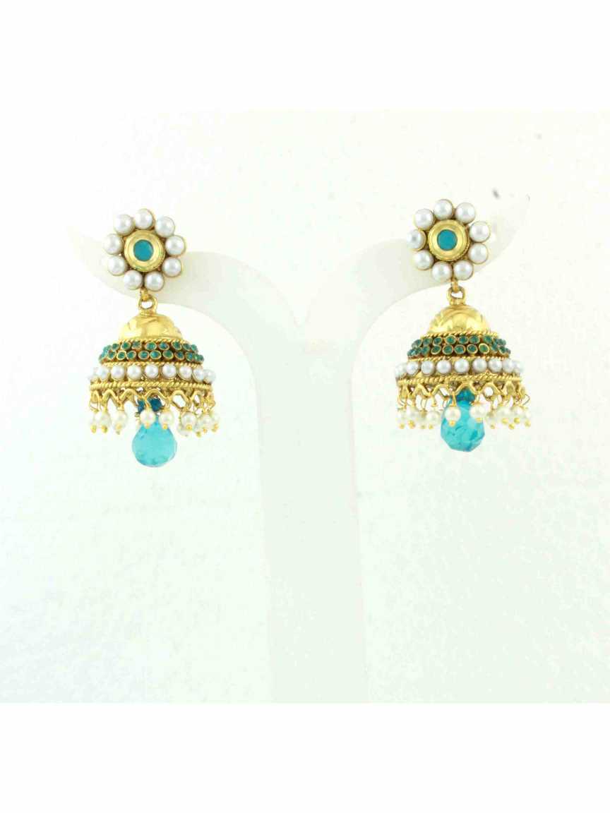 checkered_polki-earring-ERCK10502TQHG
