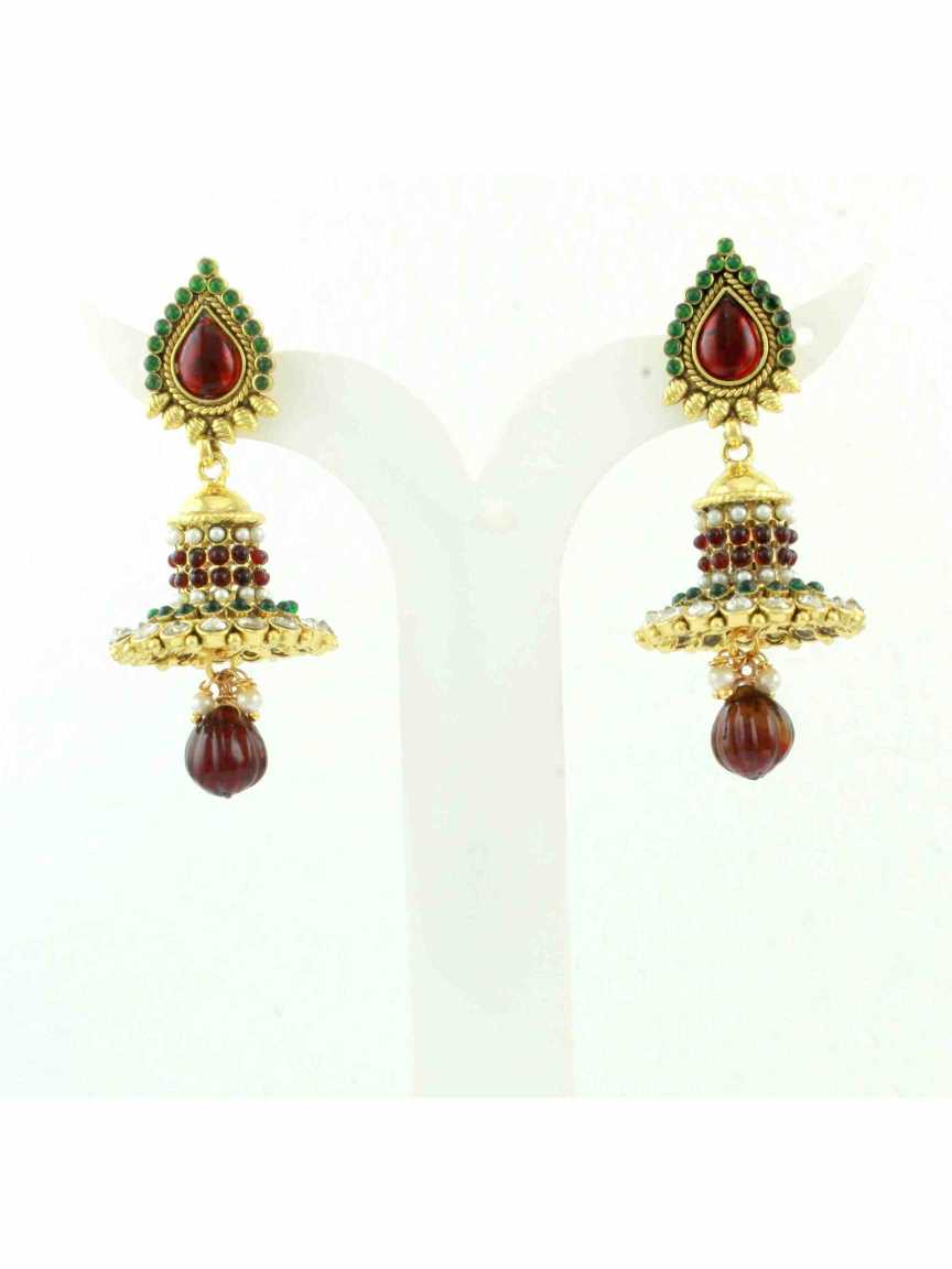 checkered_polki-earring-ERCK10508MGHG