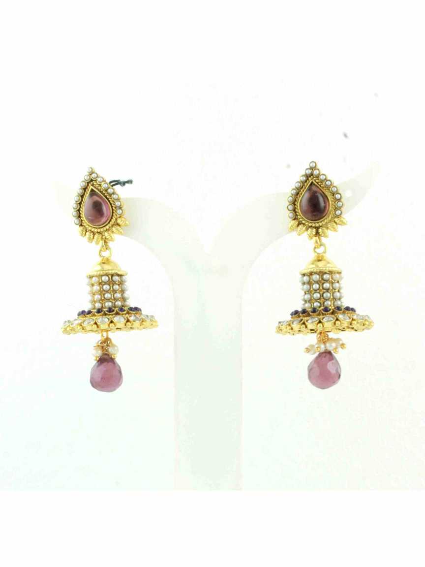 checkered_polki-earring-ERCK10508PRHG