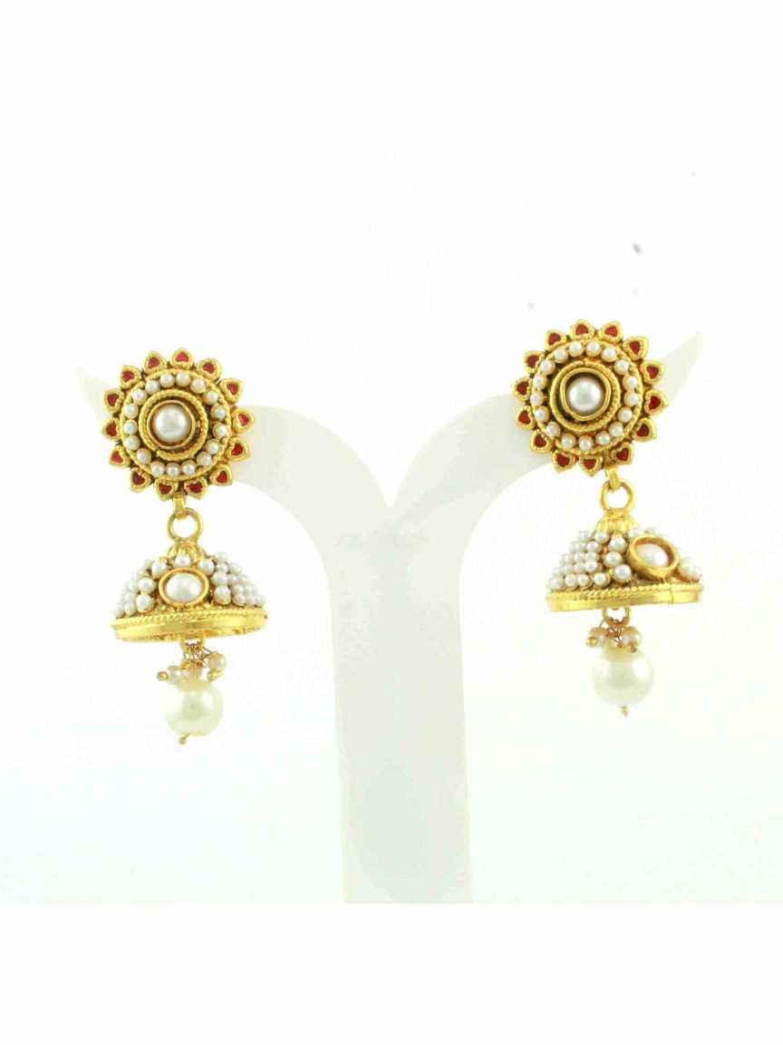 checkered_polki-earring-ERCK10518RDPLHG