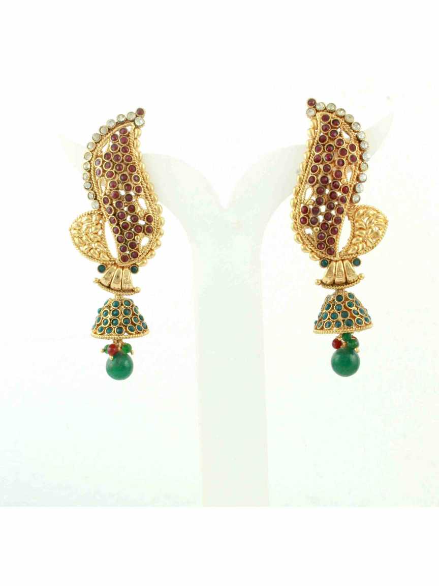 checkered_polki-earring-ERCK10530REHG