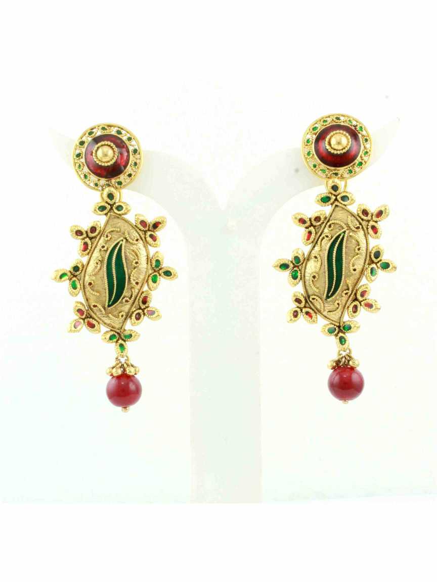 checkered_polki-earring-ERCK10544REHG