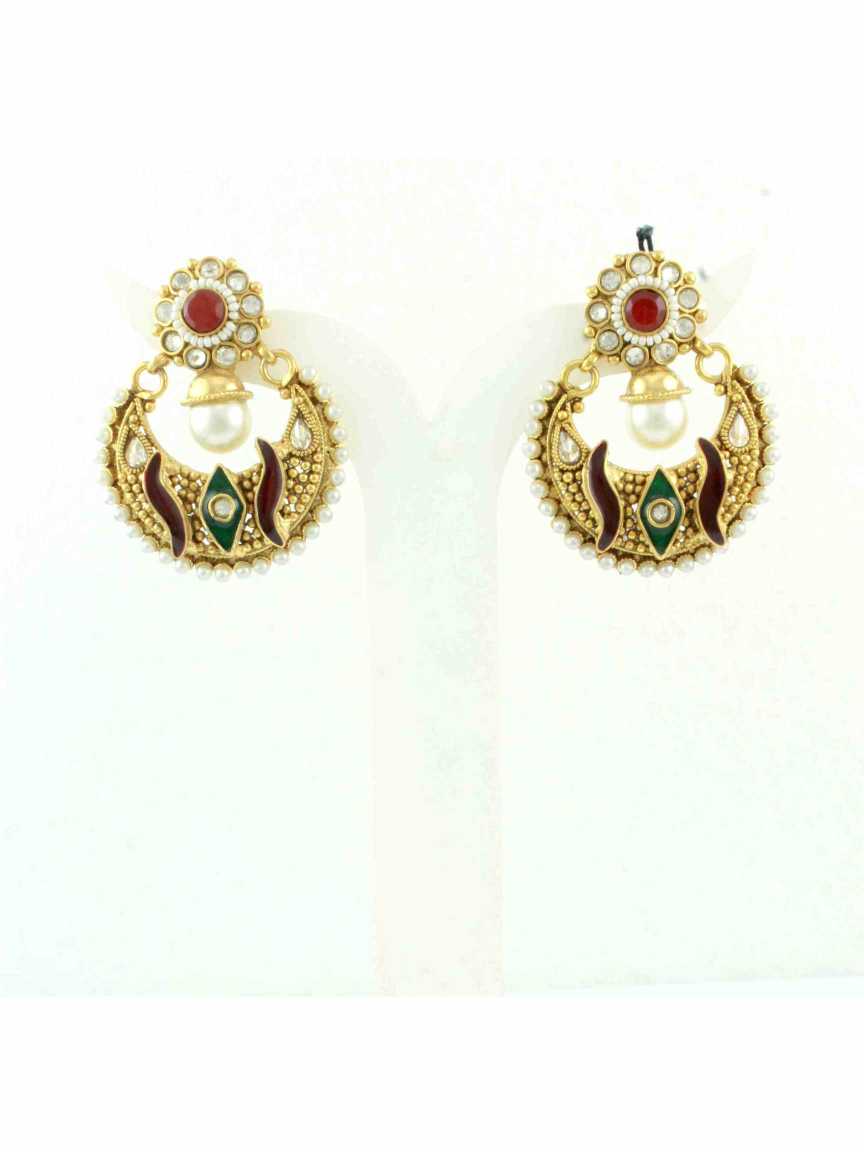 checkered_polki-earring-ERCK10545REHG