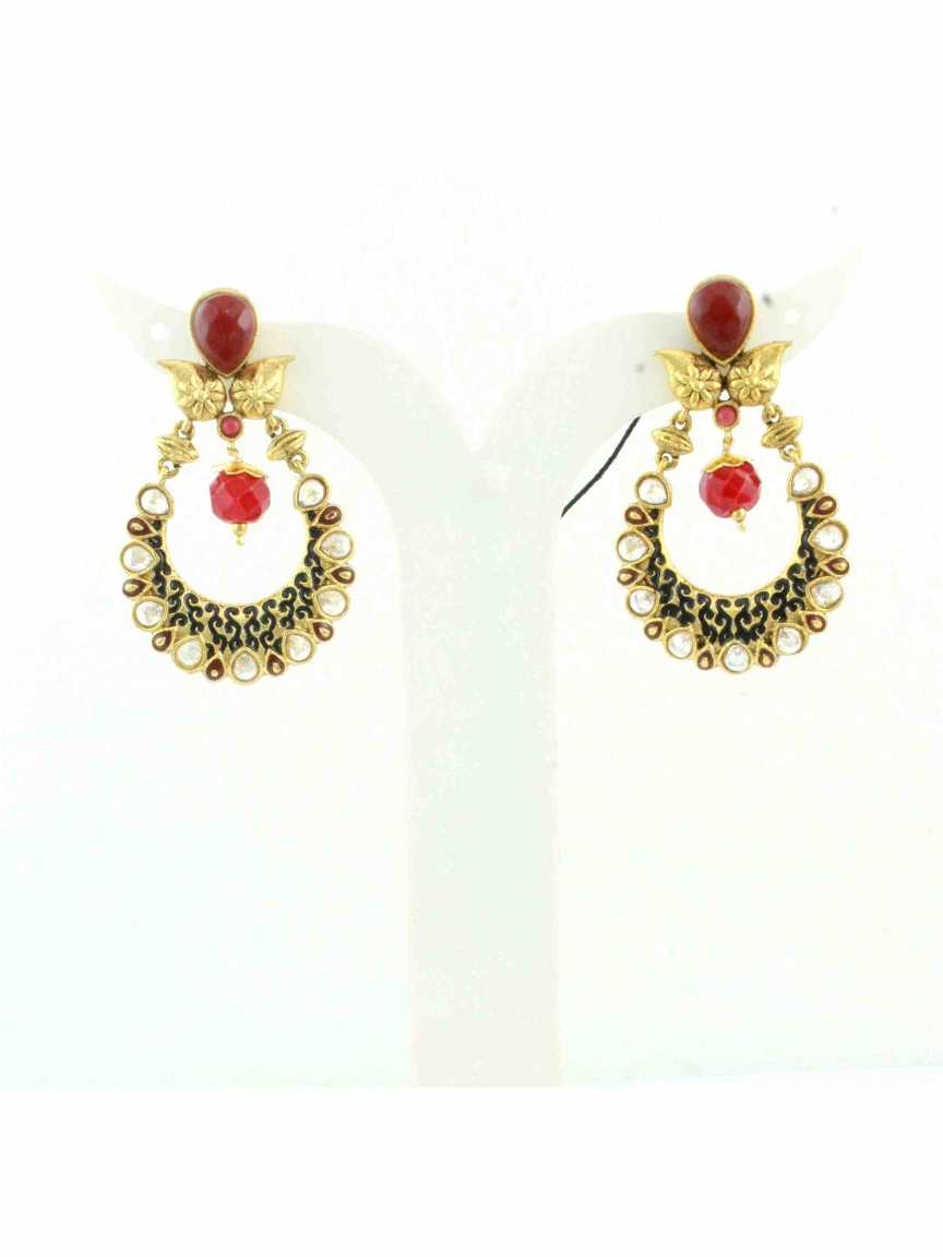 checkered_polki-earring-ERCK10549RBHG