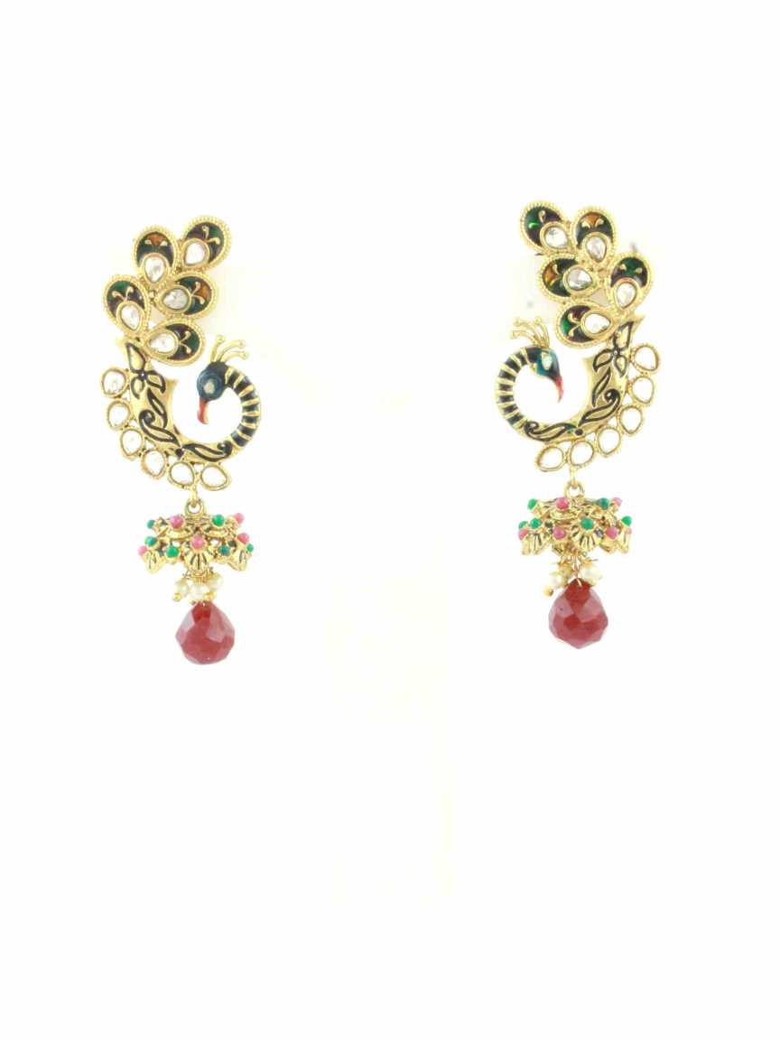 checkered_polki-earring-ERCK10552EYHG