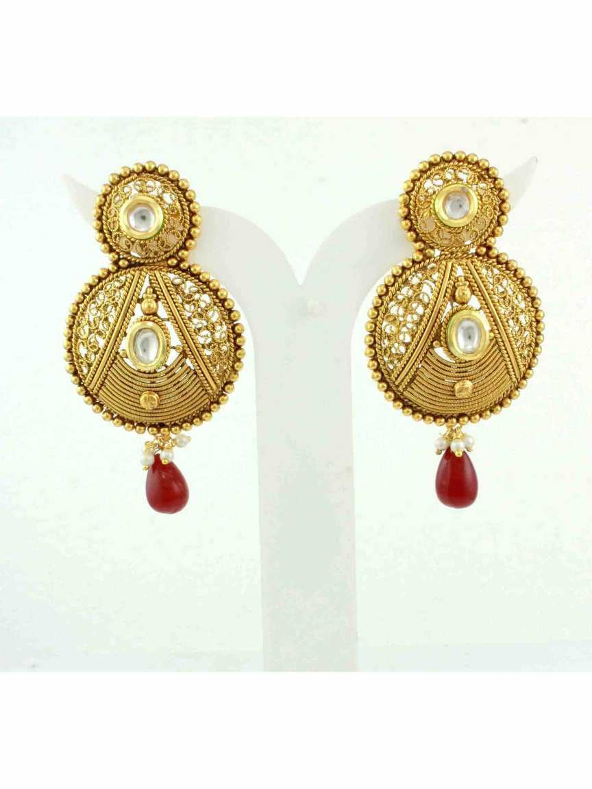 checkered_polki-earring-ERCK10595RBHG