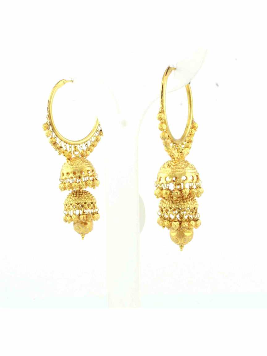 EARRING in CHECKERED POLKI Style | Design - 10604