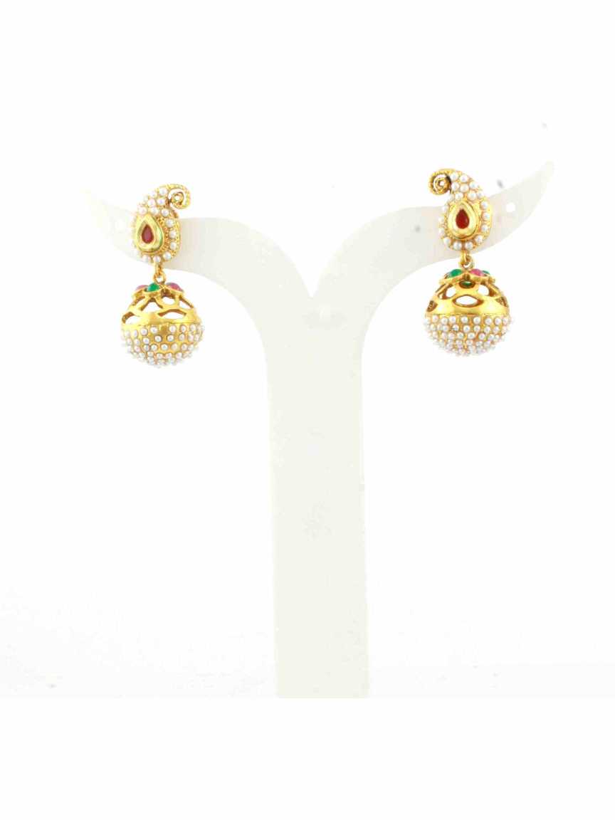 checkered_polki-earring-ERCK10614REHG