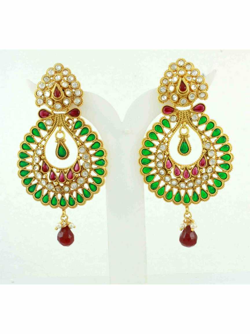 checkered_polki-earring-ERCK10623REHG