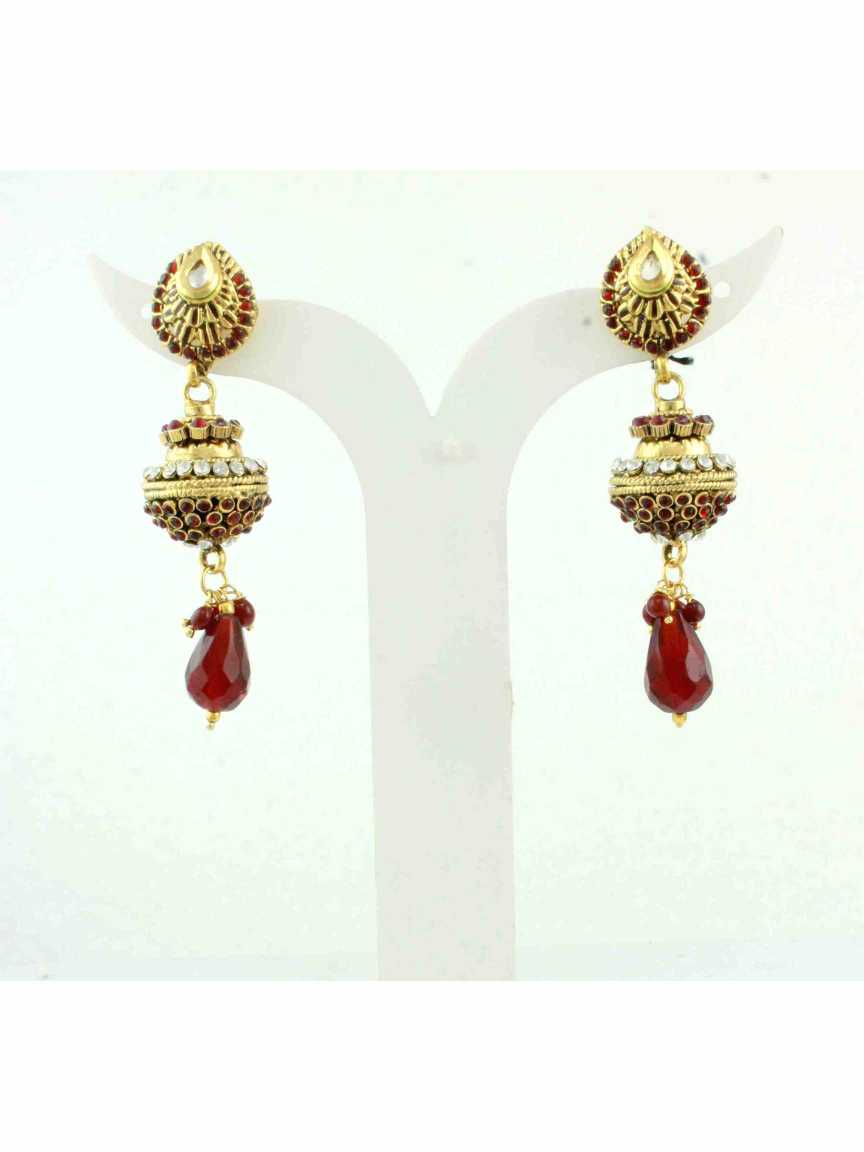 checkered_polki-earring-ERCK10658MRHG