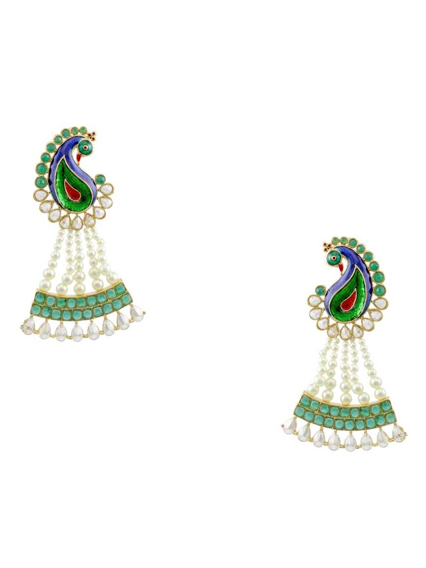 checkered_polki-earring-ERCK10830EMHG