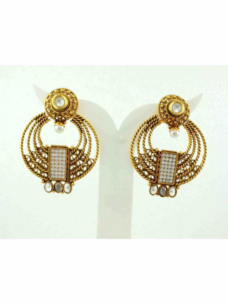 checkered_polki-earring-ERCK11052CLHG