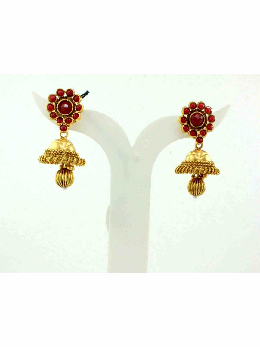 checkered_polki-earring-ERCK11063RBHG