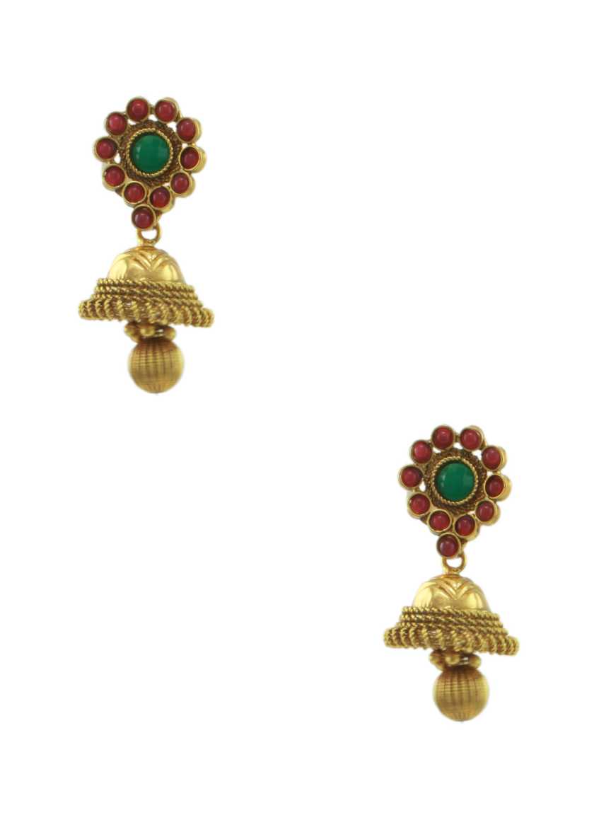 checkered_polki-earring-ERCK11063REHG