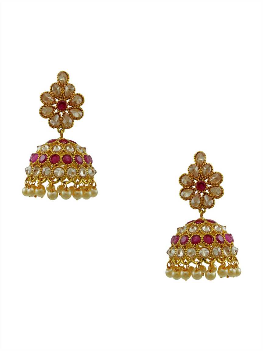checkered_polki-earring-ERCK11613RBHG