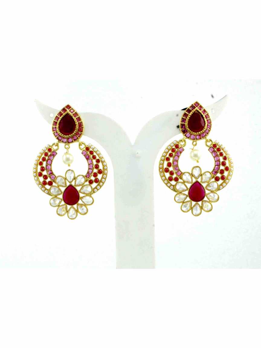 checkered_polki-earring-ERCK11801RBHG