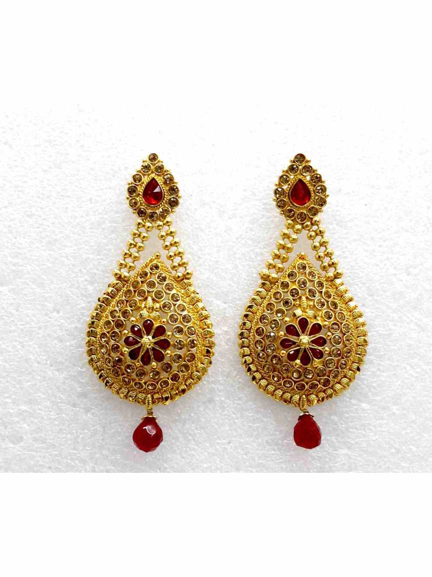 checkered_polki-earring-ERCK13393RDHG