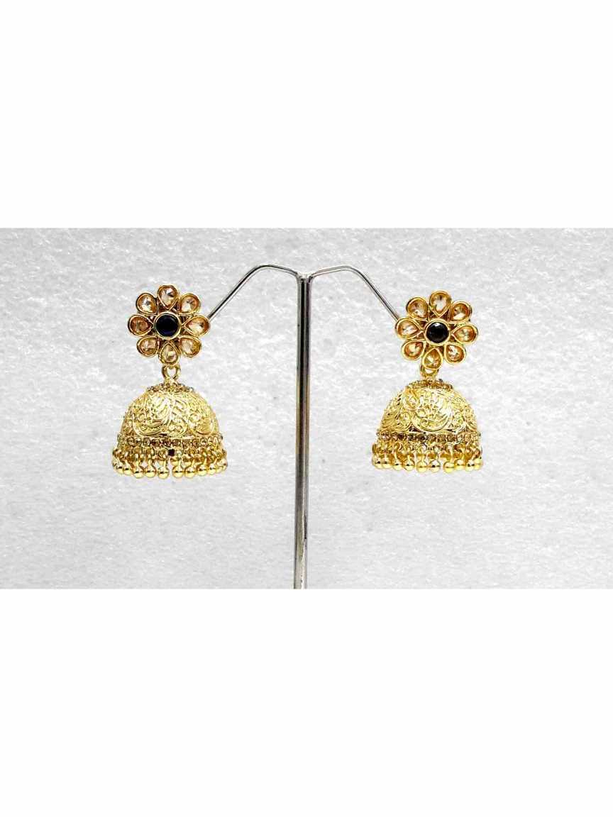 checkered_polki-earring-ERCK13694BLHG