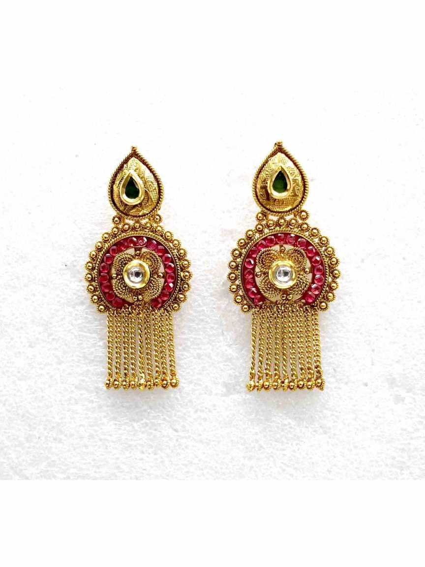 checkered_polki-earring-ERCK13711EYHG