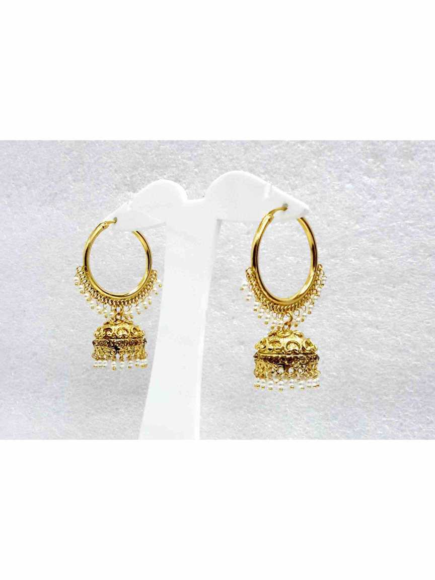 EARRING in CHECKERED POLKI Style | Design - 13755