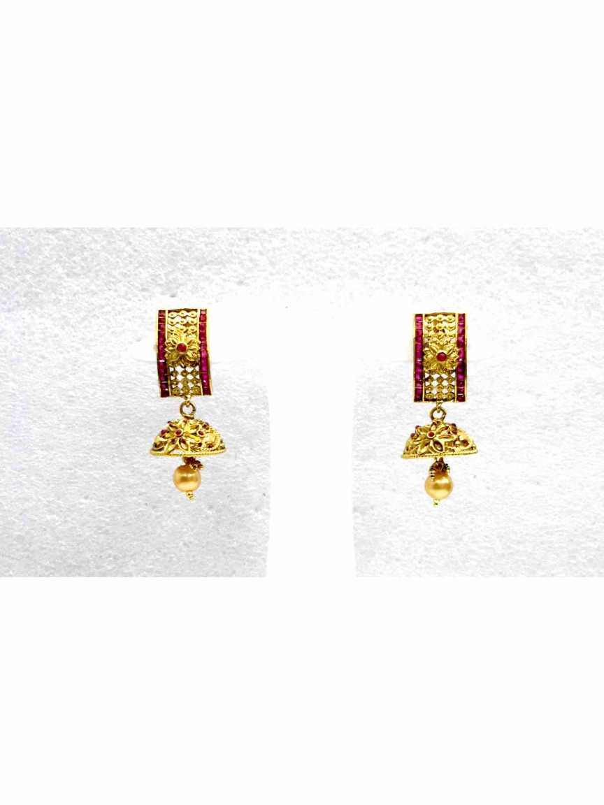 checkered_polki-earring-ERCK13772RBHG