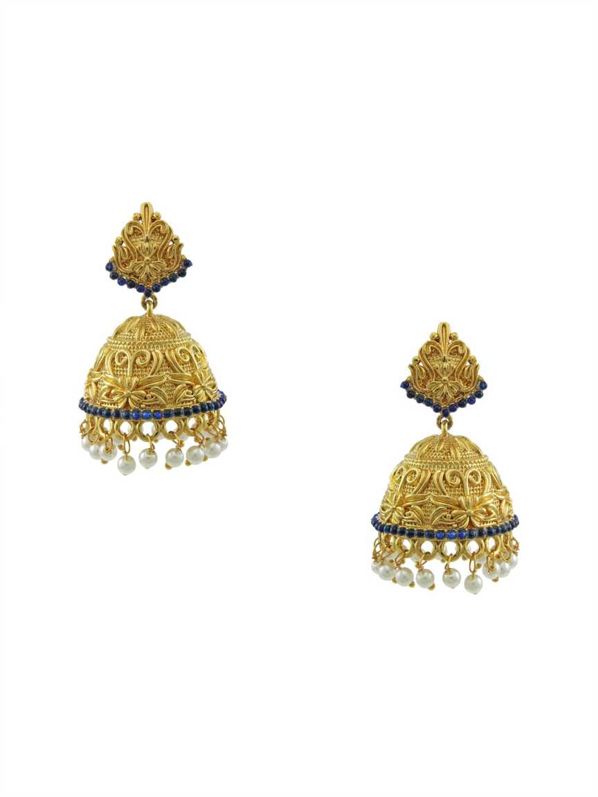 checkered_polki-earring-ERCK13901BLHG