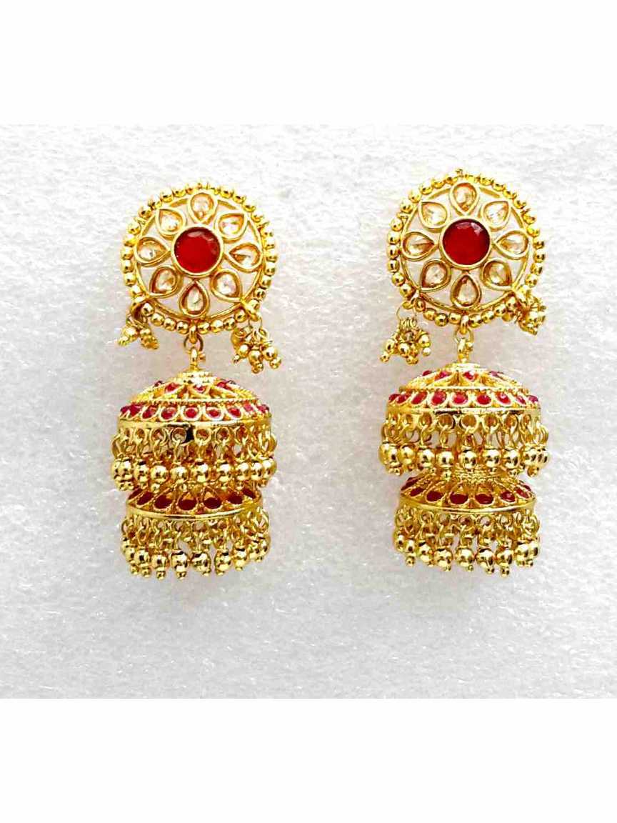 checkered_polki-earring-ERCK14077RBHG