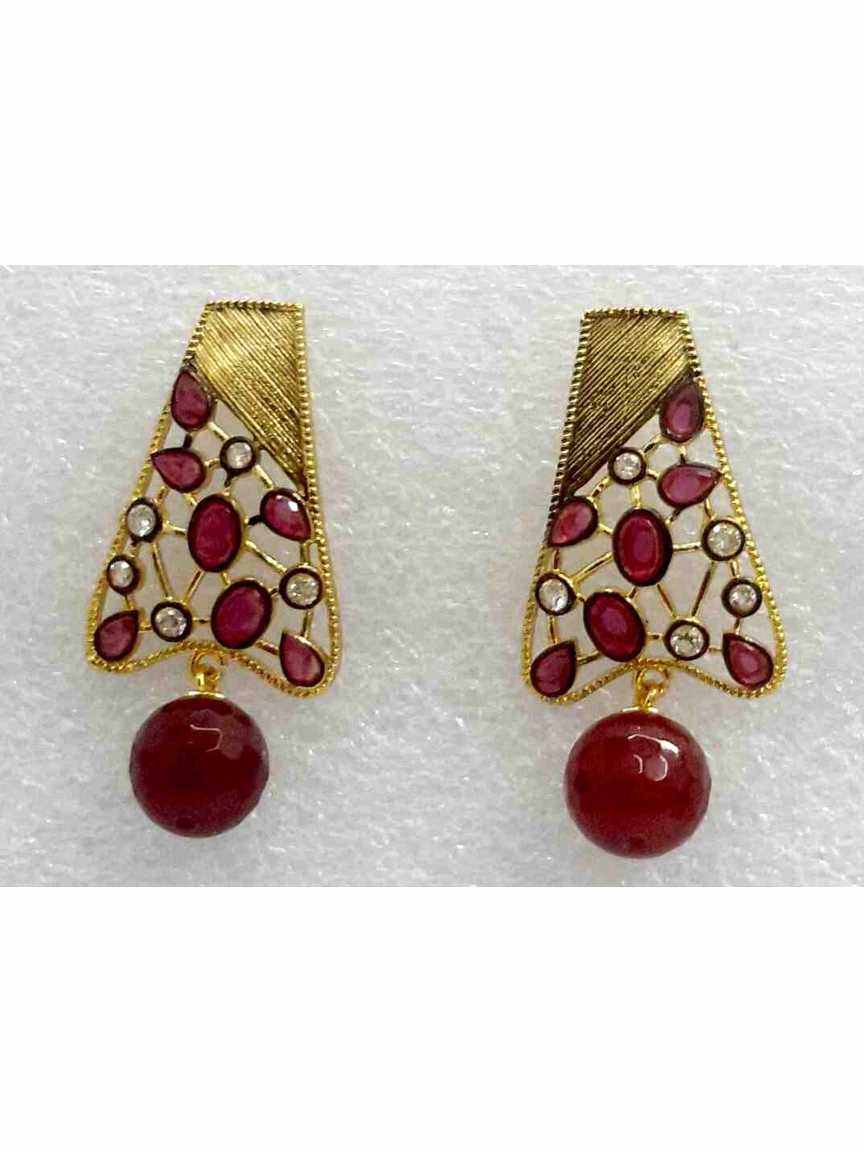 checkered_polki-earring-ERCK14198RBHG