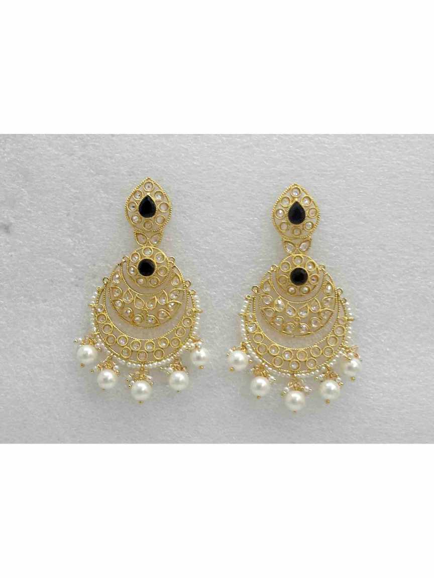 checkered_polki-earring-ERCK14738BKHG