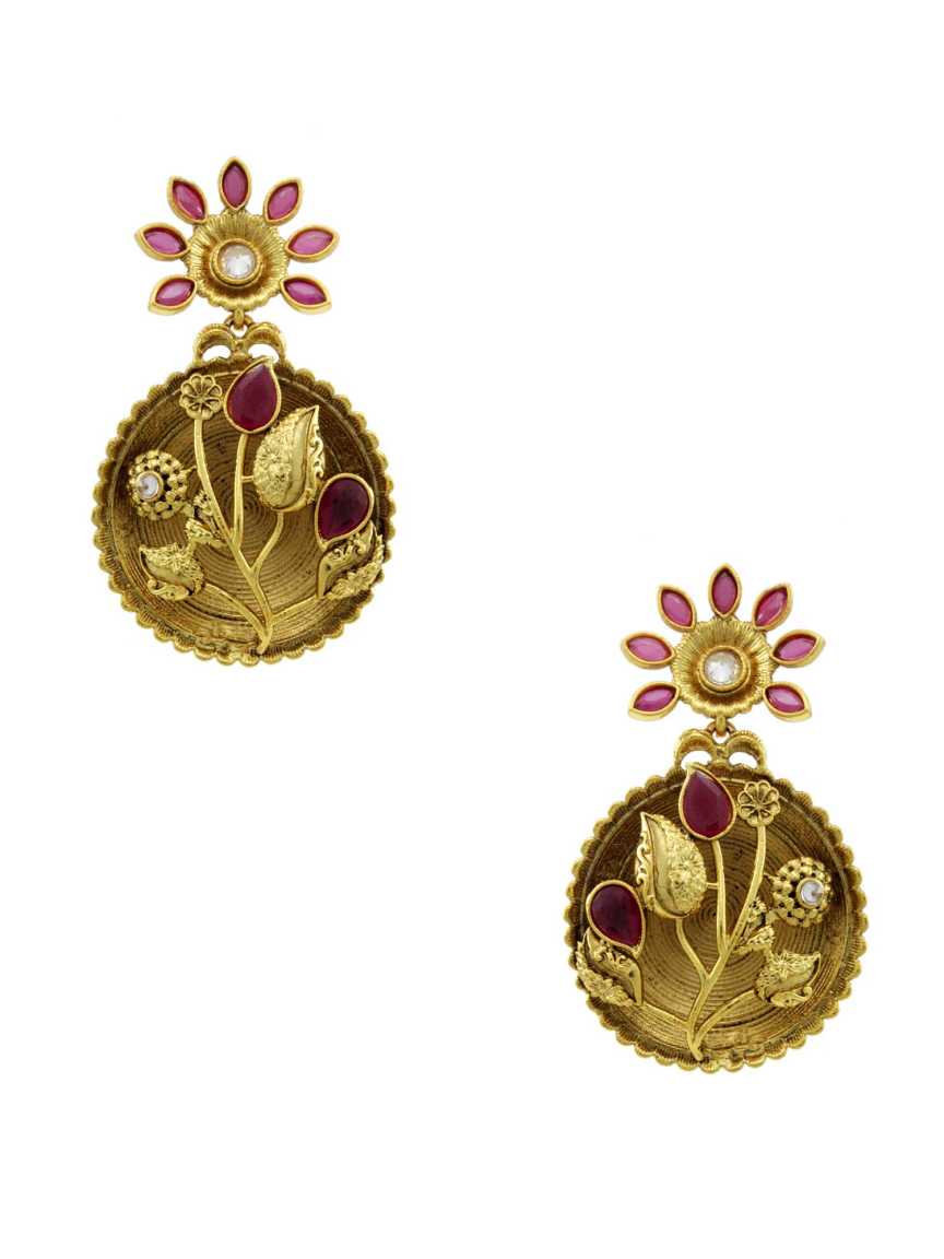 checkered_polki-earring-ERCK14752RBHG