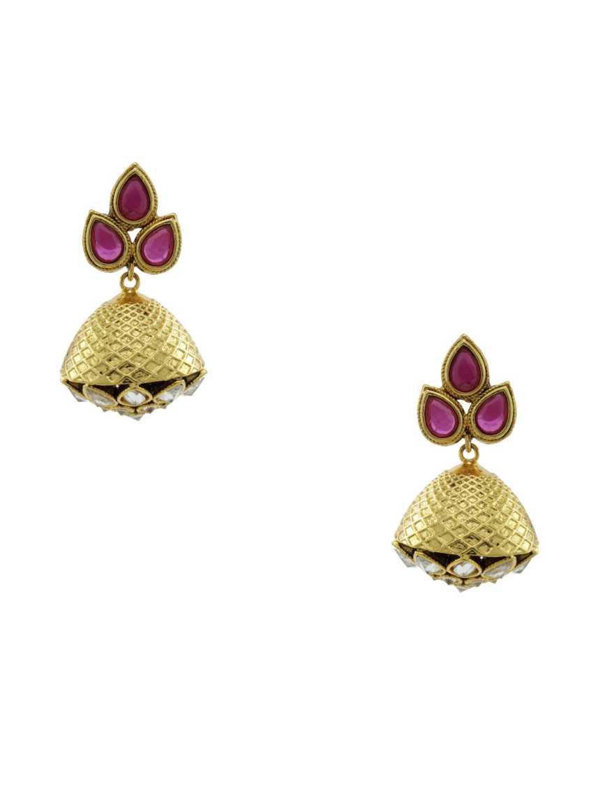 checkered_polki-earring-ERCK14755RBHG
