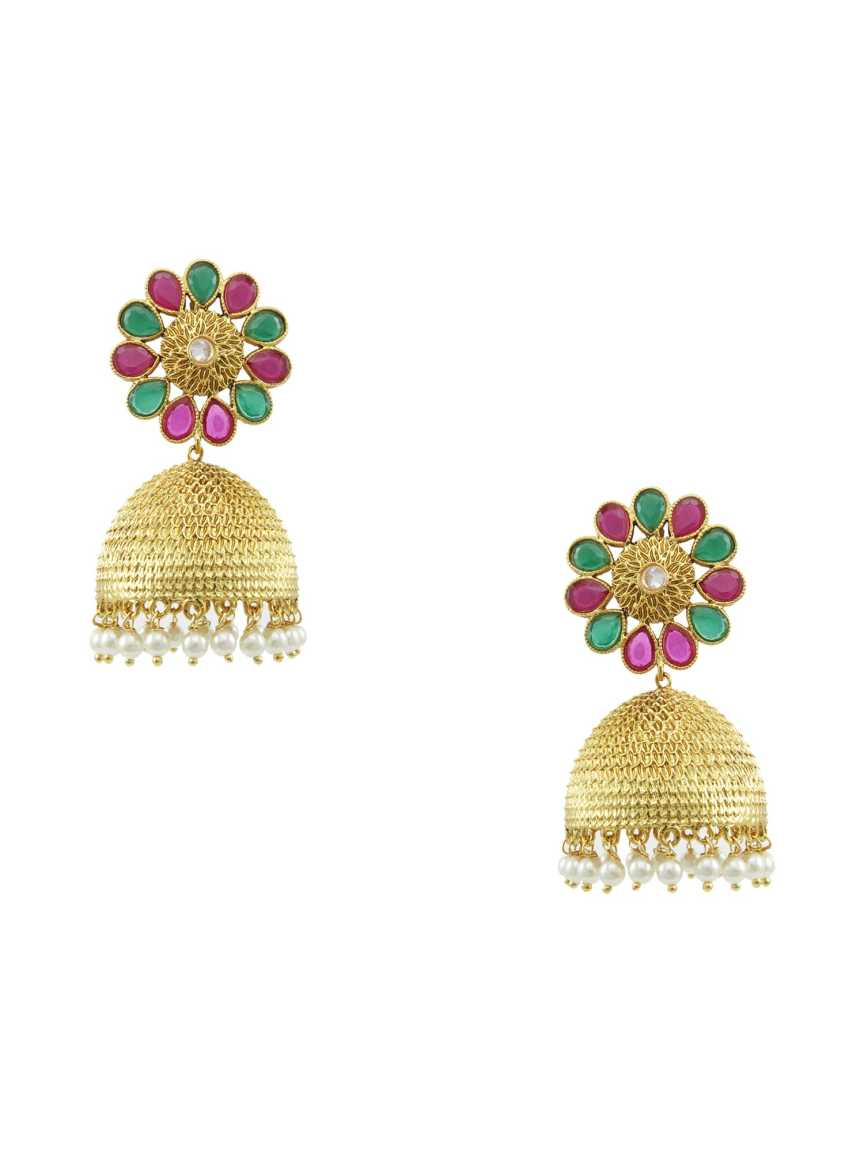 checkered_polki-earring-ERCK14766REHG