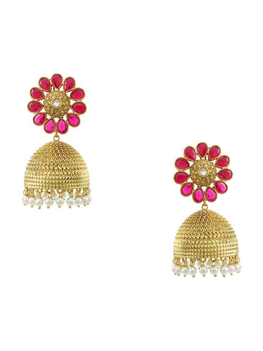 checkered_polki-earring-ERCK14766RNHG