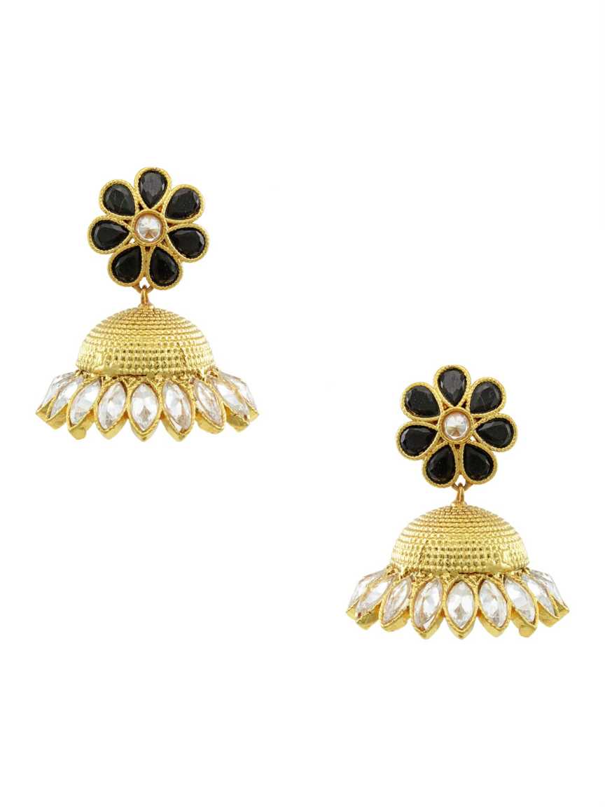 checkered_polki-earring-ERCK14771BKHG
