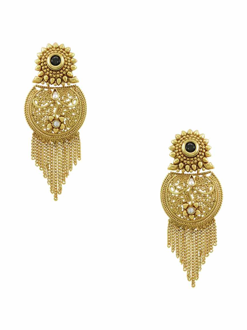 checkered_polki-earring-ERCK14772BKHG