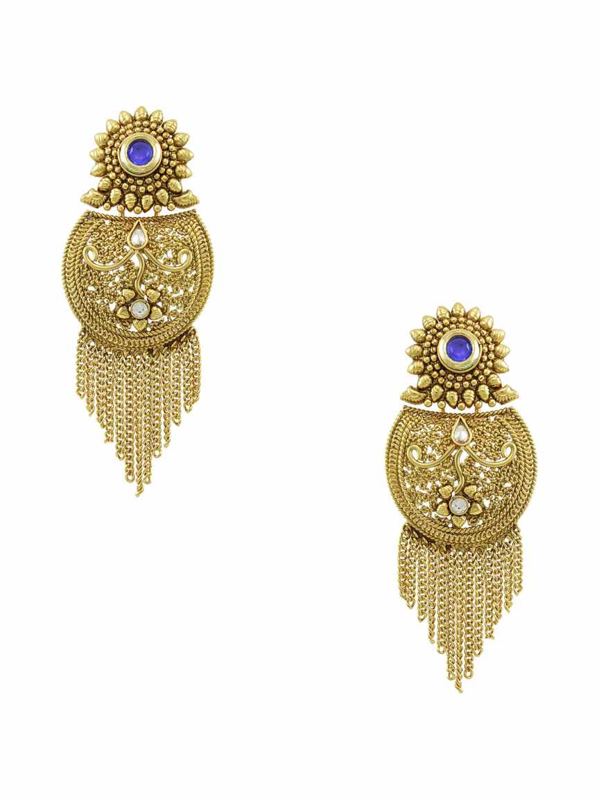 checkered_polki-earring-ERCK14772BLHG