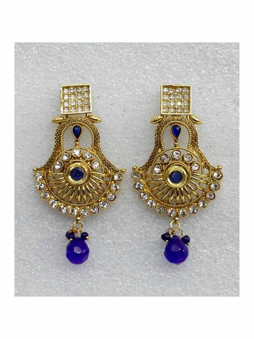 checkered_polki-earring-ERCK14835BLHG