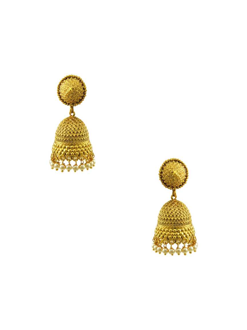 EARRING in CHECKERED POLKI Style | Design - 14837