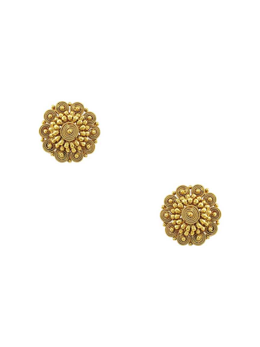 EARRING in CHECKERED POLKI Style | Design - 14896