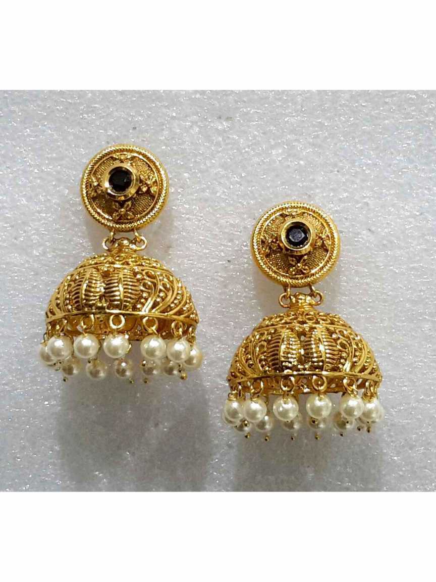 EARRING in CHECKERED POLKI Style | Design - 14964