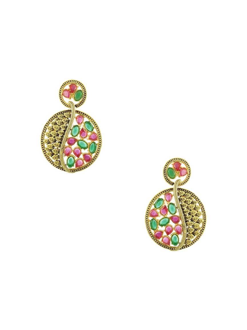 checkered_polki-earring-ERCK14973REHG