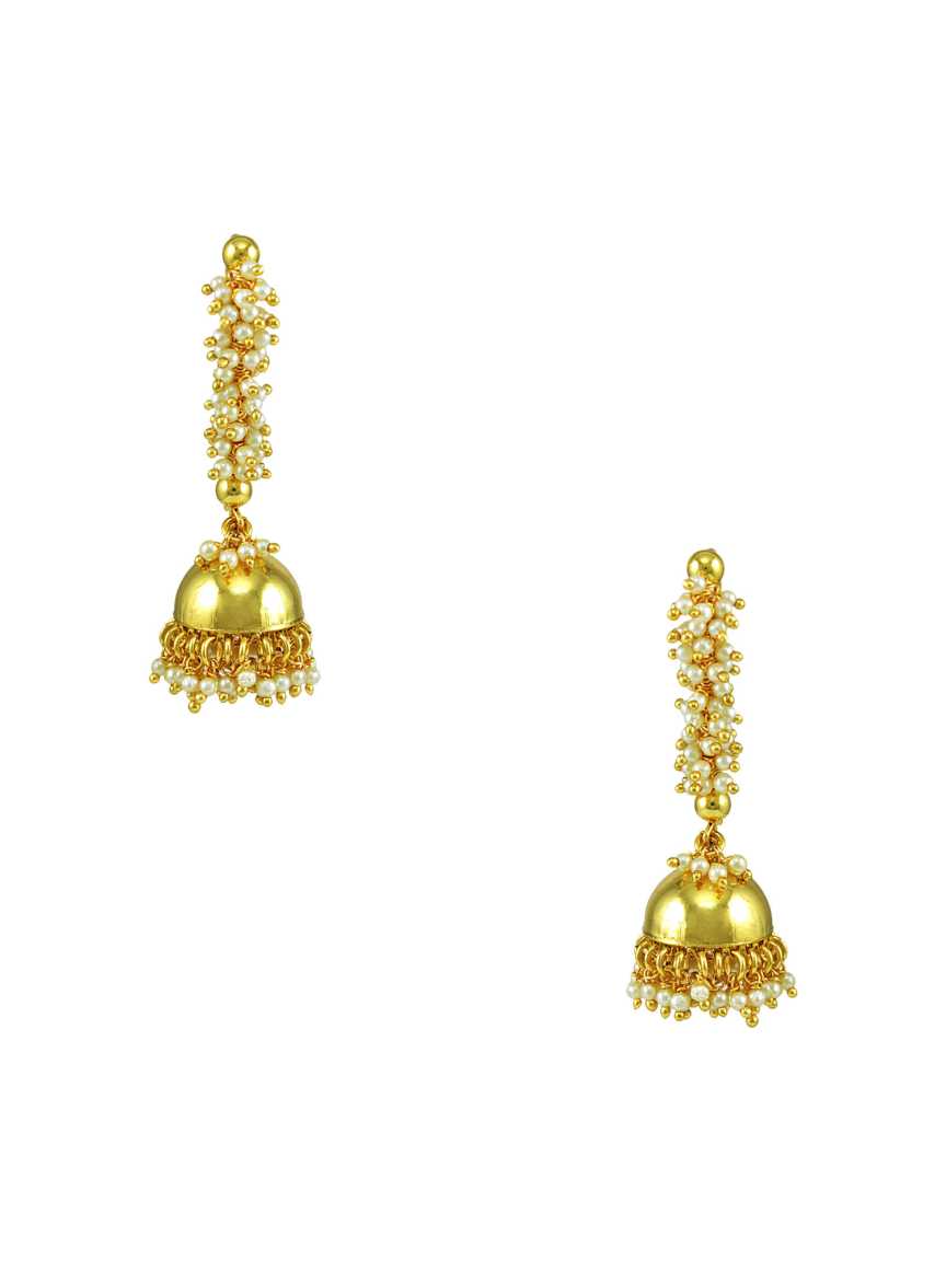 EARRING in CHECKERED POLKI Style | Design - 14991