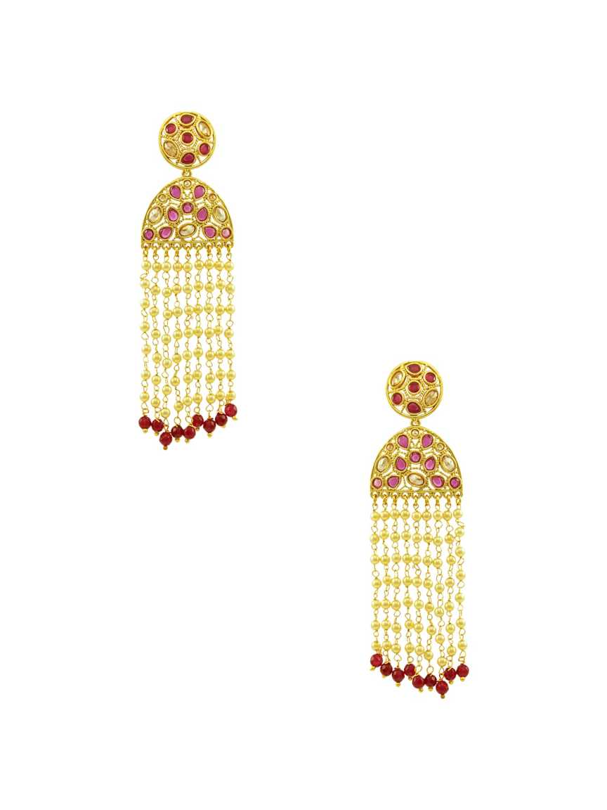 checkered_polki-earring-ERCK15109RBHG