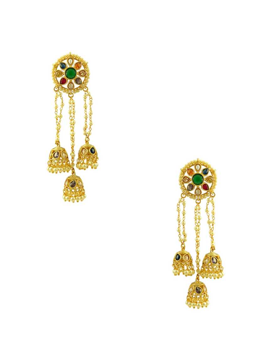 checkered_polki-earring-ERCK15173MUHG