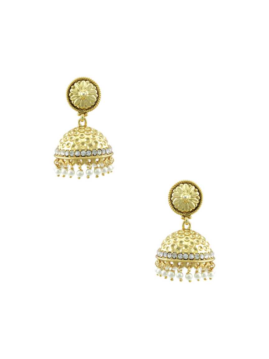 EARRING in CHECKERED POLKI Style | Design - 15228