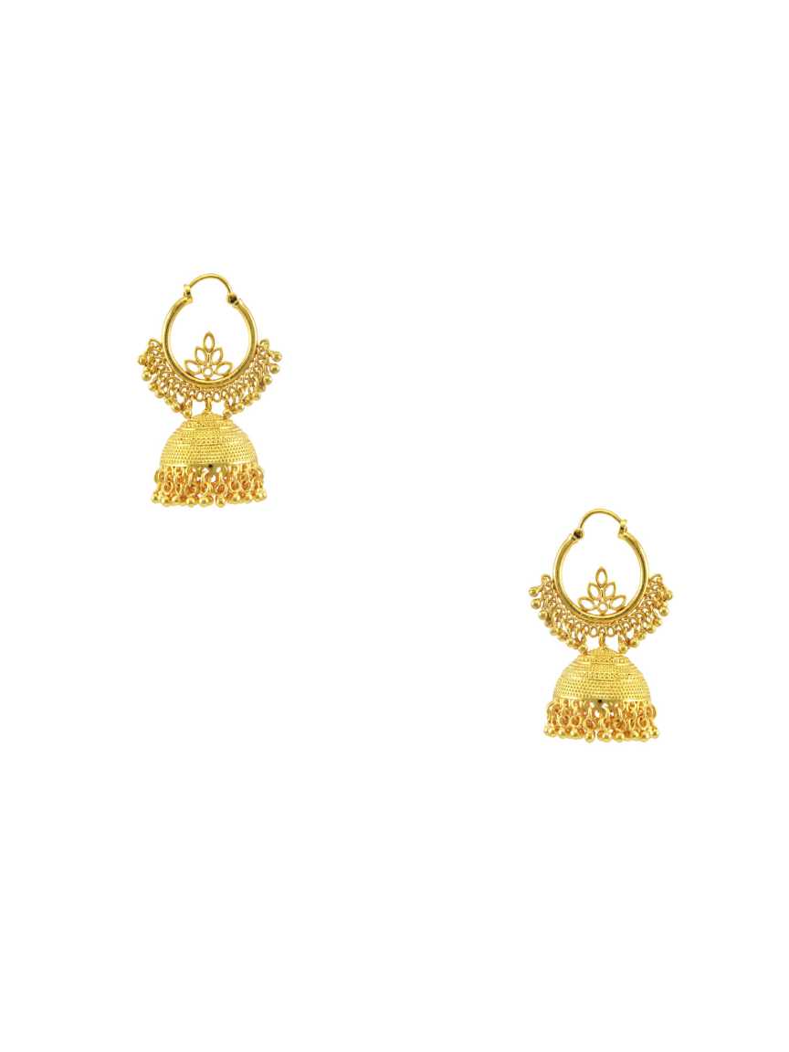 EARRING in CHECKERED POLKI Style | Design - 15385