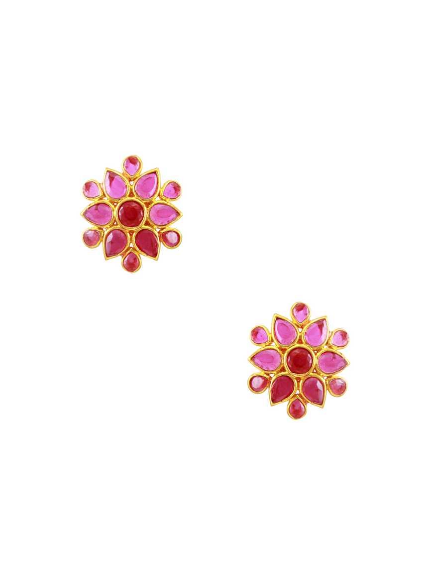 checkered_polki-earring-ERCK15473RBHG